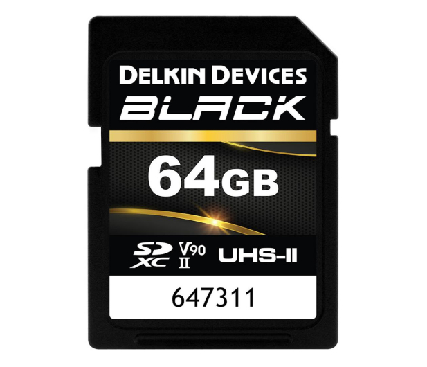 Delkin Devices 64GB SDXC BLACK Rugged UHS-II (V90) - 1258046 - zdjęcie